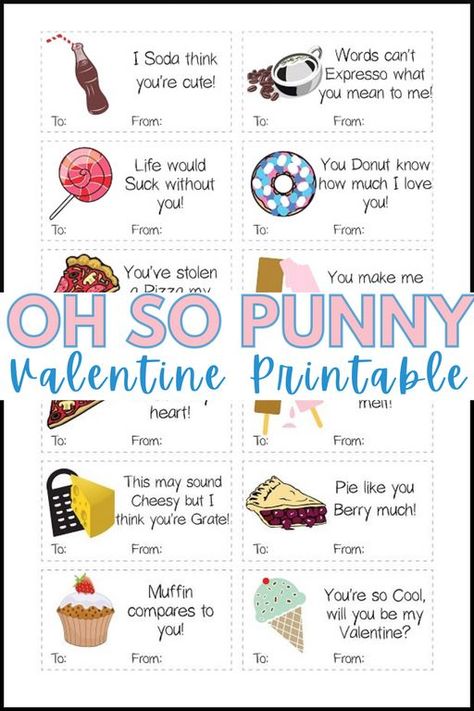 Valentine Food Puns, Punny Valentines For Kids, Corny Valentines Puns, Cheesy Valentines Puns, Valentine’s Day Puns, Punny Valentines Day Cards, Friend Puns, Cheesy Valentines Cards, Valentine Deserts