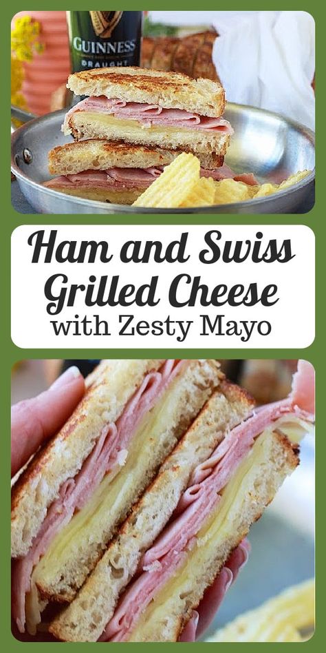 Taco Grilled Cheese Sandwich Recipes, Ham And Swiss Cheese Sandwiches, Grilled Ham Sandwich Recipes, Grilled Ham And Swiss Cheese Sandwich, Hand Sandwiches, Ham And Swiss Sandwiches, Swiss Grilled Cheese, Grilled Ham And Cheese Sandwich, Ham Sandwich Recipes