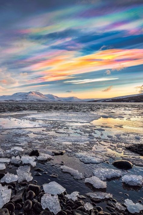 Iridescent polar stratospheric  clouds  whereisweatherby Polar Stratospheric Clouds, Stratospheric Clouds, Sky Gazing, Pencil Drawings Of Girls, Rainbow Clouds, Beyond The Horizon, Rainbow Sky, Cloud Wallpaper, Rainbow Cloud