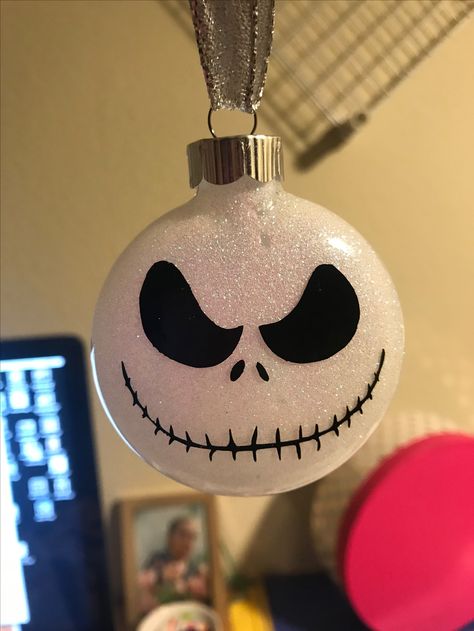 Jack skellington ornament Jack Skellington Ornaments Diy, Jack Skeleton, Ornaments Homemade, Christmas Ornaments Diy, Navidad Diy, Christmas Ornaments Homemade, Christmas 2022, Cute Diys, Jack Skellington