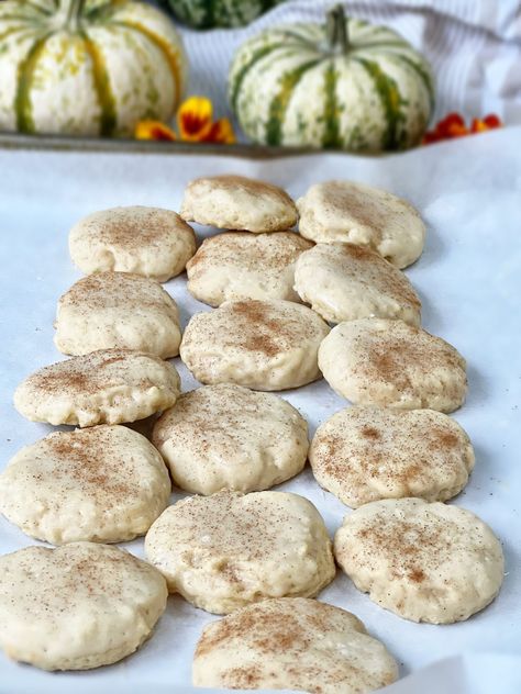 Sourdough Maple Sugar Cookies - Healing Slice Sourdough Dessert, Maple Sugar Cookies, Snickerdoodle Muffins, Maple Donuts, Maple Cake, Recipe Using Sourdough Starter, Healing Soup, Maple Cookies, Eggnog Cookies