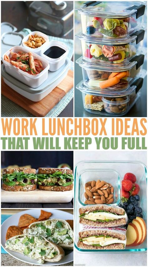 Here are some of my favorite Healthy Work Lunch Ideas To Keep You Full all day long. Easy to pack and even more fun to eat! Healthy Work Lunch Ideas, Healthy Work Lunch, Work Lunch Ideas, Lunch Saludable, Healthy Packed Lunches, Healthy Lunches For Work, Lunch Box Ideas, Fresh Meals, Cold Lunches