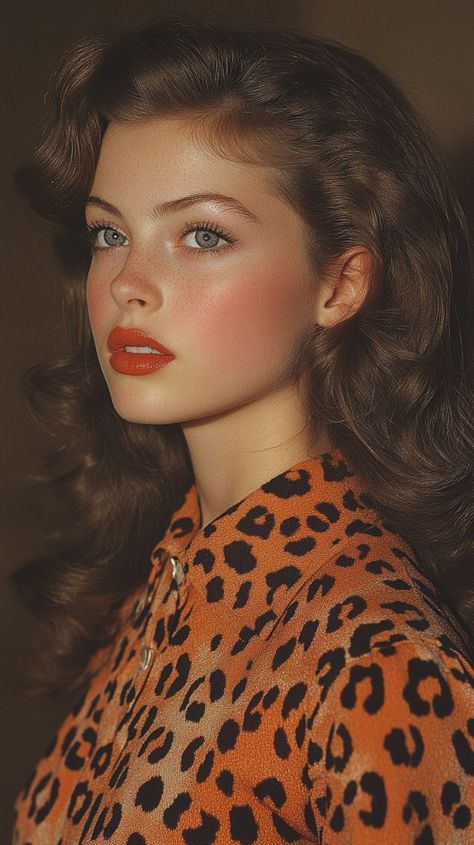 Classic 1950s Makeup, 50s And 60s Makeup, Vintage Makeup 50s, Subtle 70s Makeup, 50s Aesthetic Makeup, Classic 50s Makeup, 50s Art Aesthetic, 60s Natural Makeup, Old School Makeup Looks