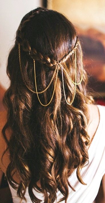 Chain Hairstyles, Braid Sizes, Princess Hair, Hair Chains, Epilator, Hair Envy, Hair Dos, About Hair, Gorgeous Hair