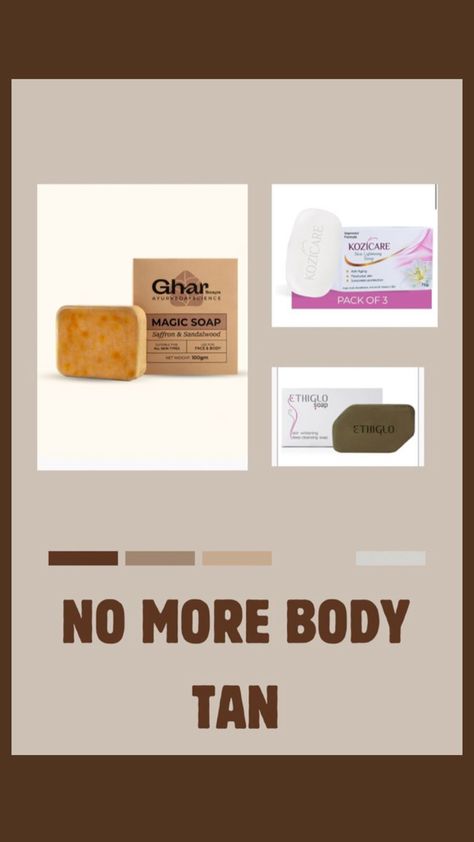 A collection of Ghar Soap, Kozicare Soap, and Ethiglo Soap displayed attractively, emphasizing their effectiveness in removing body tan and promoting even skin tone. #NoMoreTan #SkinBrightening #TanFreeSkin #GharSoap #KozicareSoap #EthigloSoap #SkinCareRoutine #GlowingSkin #BeautyTips #TanRemoval #RadiantSkin Tan Removal, Say Goodbye, Say Hello, Budget Friendly, Your Skin, Soap