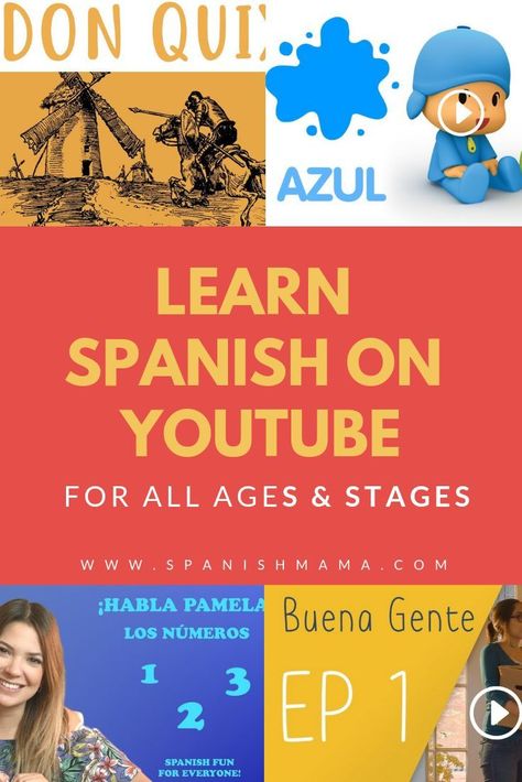 Want to learn Spanish on YouTube? Find the top channels and videos for learners of all ages. You can use lessons, stories, how-to's, or even YouTubers to teach yourself Spanish for free. You can use these videos as a beginner, to learn Spanish at home, in Spanish class, or with your bilingual kids. #spanishyoutube #spanishlessons #freespanishlessons #spanishonline #spanishforkids #spanishathome #learnspanish #spanishvideos via @eealvarado Spanish Tips, Ideal Classroom, Teach Yourself Spanish, Free Spanish Lessons, Learn Spanish Free, Basic Spanish, Kat Diy, Learning Spanish For Kids, Learn To Speak Spanish