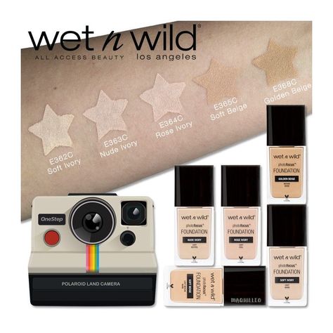 Wet N Wild Dewy Foundation, Diy Eyebrow Stencil, Wet N Wild Photo Focus Foundation, Camera Ready Makeup, Concealer Swatches, Wet And Wild Foundation, Gold Ratio, Steel Tattoo, Tattoo Eyebrows