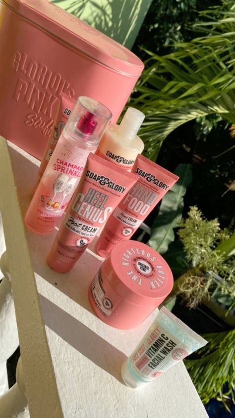 Pink Shower Routine, Soap Glory Products, Apartment Meals, Tooth Ache, Soap Glory, Pink Showers, Face Soap, Nursery Room Design, Soap And Glory