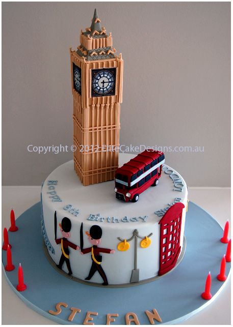 British Cake, City Cake, Travel Cake, Novelty Birthday Cakes, Cake Wrecks, London Cake, 21st Birthday Cakes, Cupcakes Decorados, Big Ben London