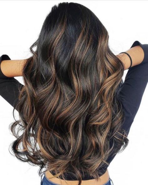 Dark Ombre, Black Hair Balayage, Black Hair With Highlights, Dark Hair With Highlights, Viva Glam, Brown Hair Color, Brown Hair Balayage, Brown Balayage, Brown Blonde Hair