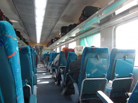 Inside Chandigarh - New Delhi Shatabdi Express Train Inside, Shatabdi Express, India Railway, Vande Mataram, India Architecture, Koh Lanta, Indian Railways, Mussoorie, Quotes Outdoors