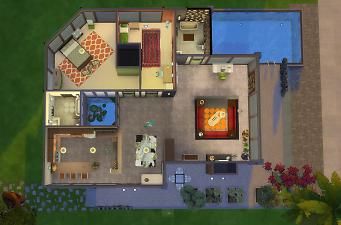 Sims 4 Conversation Pit, Sims Design, Conversation Pit, Style House, The Sims, Sims 4, The Conversation, Old Things, Building