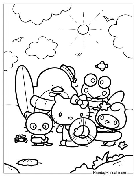 Tuxedo Sam coloring pages featuring 20 fun and unique designs for kids to. #Inside_Out_Coloring_Pages #Tuxedo_Sam #Bedroom_Cupboards #Sanrio_Character Inside Out Coloring Pages, Umbrella Coloring Page, Coloring Pages Aesthetic, Pages Aesthetic, Camping Coloring Pages, Beach Coloring Pages, Tuxedo Sam, Star Coloring Pages, Bedroom Cupboards