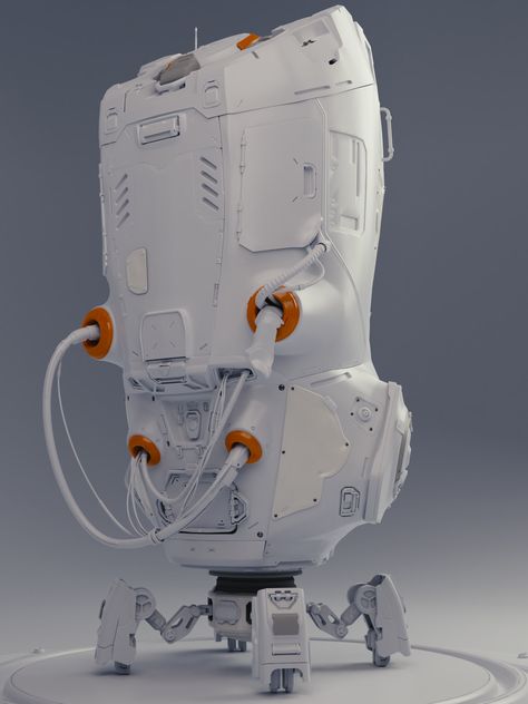 ArtStation - Hard-surface Modeling in Blender - Course Result, Rafael Brum Hard Surface Concept Art, Hardsurface Modeling, Blender Ideas, Hard Surface Modeling, I Have No Words, Surface Modeling, Sci Fi Models, Industrial Design Sketch, Robot Design