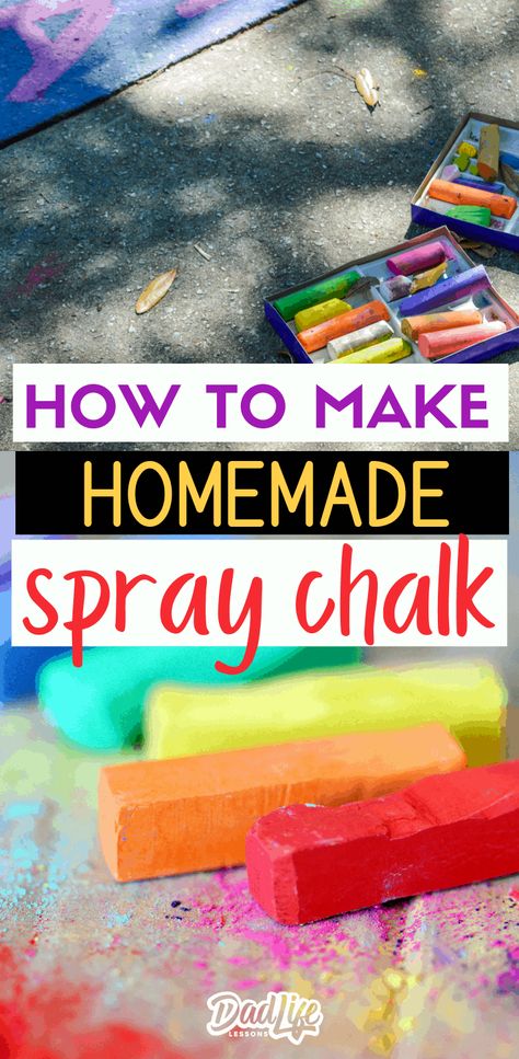 Spray Chalk Paint, Fun Easter Games, Spray Chalk, Chalk Spray Paint, Distressing Chalk Paint, Chalk Paint Recipe, Homemade Chalk Paint, Homemade Chalk, Colorful Dresser