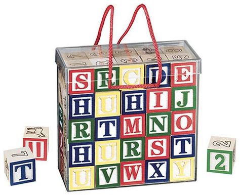 great classic toy for teaching letters, colors, and numbers - Melissa & Doug Deluxe Wooden Blocks #toys #affiliate Wooden Blocks For Kids, Blocks For Toddlers, Abc Blocks, Letter Blocks, Block Play, Church Nursery, Alphabet Blocks, Kids Blocks, Stacking Blocks