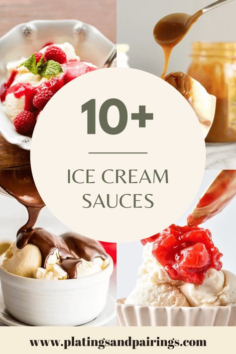 Ice cream is a delicious treat on its own, but it's even better when topped with a flavorful sauce. Here are 10+ of our favorite sauce recipes for ice cream! Ice Cream Sauce Recipes, Ice Cream Sauces, Sauce For Ice Cream, Nutella Sauce, Ice Cream Salt, Cream Sauces, Ice Cream Sauce, Berry Patch, Cream Sauce Recipes