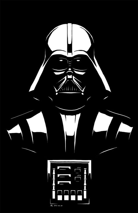 darth vader Darth Vader Dibujo, Darth Vader Stencil, Vader Tattoo, Darth Vader Tattoo, Star Wars Stencil, Star Wars Art Drawings, Star Wars Silhouette, Darth Vader Star Wars, Dark Vador