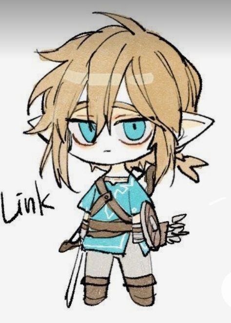 Link Chibi, Zelda Drawing, Zelda Anime, Heroes Book, Link Zelda, Nintendo Art, Zelda Art, Legend Of Zelda Breath, Zelda Breath