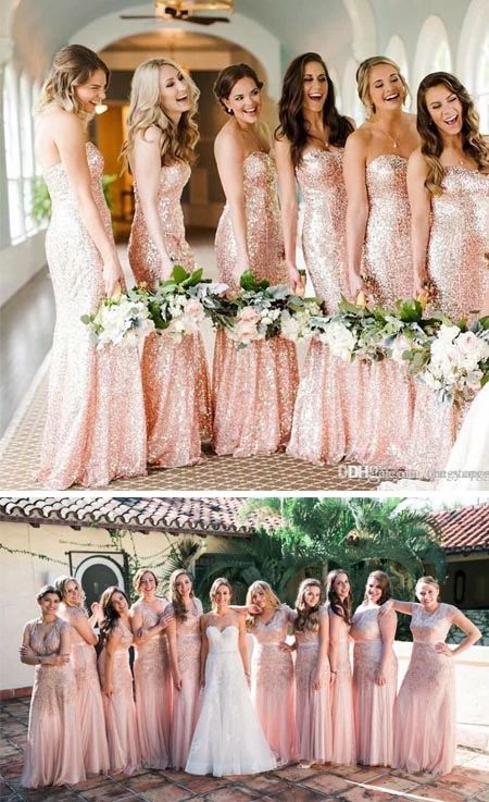 9 Fantastic Pink Wedding Dresses for Bridesmaid in 2021-2022 – Clear Wedding Invites Sparkly Pink Bridesmaid Dresses, Pink Sequin Bridesmaid Dress, Bridesmaid Lineup, Printed Bridesmaid Dress, Glitter Bridesmaid Dress, Dresses For Bridesmaid, Glitter Bridesmaid Dresses, Sparkly Bridesmaid Dress, Pink Bridal Party