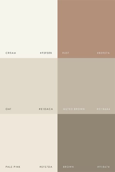 Beige White Colour Palette, Two Tone Color Palette, Warm Color Palette For Home, Light Brown Color Palette, Mood Board Colour Palettes, Beige Color Combinations, Off White Color Combination, Warm Tone Color Palette, Light Neutral Color Palette