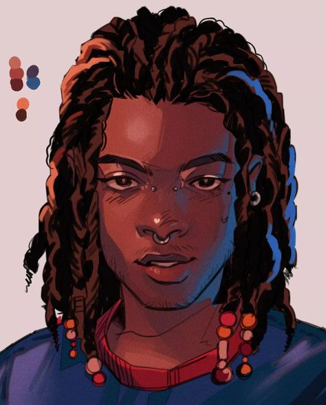 Character Hair, Give Me A Chance, People Reference, Hair References, Wild Art, Oc Inspiration, Beautiful Illustration, Black Cartoon, Arte Inspo