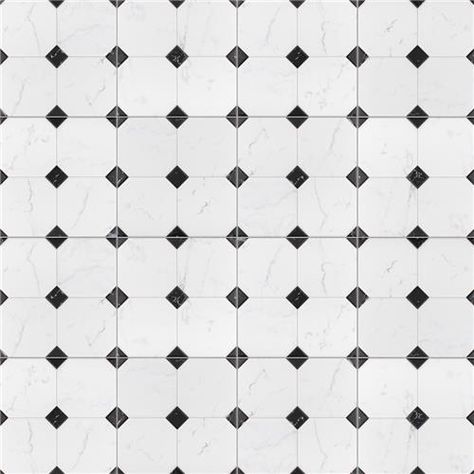 Black And White Tile, Patterned Wall, Tile Texture, Merola Tile, Black And White Tiles, Steampunk Style, Tiles Texture, Tile Pattern, Bathroom Floor Tiles