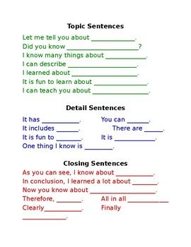 Informative Writing Sentence Starters by Debraaa | TpT Teaching Sentence Writing, Closing Sentences, Teaching Sentences, Informative Writing, Sentence Frames, Third Grade Writing, Expository Writing, Ela Writing, Topic Sentences