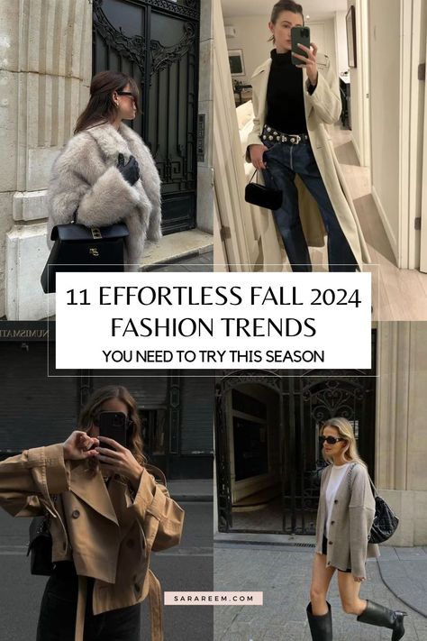 Looking for cute and casual fall outfit ideas? 🍂✨ Check out the top Fall 2024 Fashion Trends that are perfect for upgrading your wardrobe this season. From cozy layers to bold statement pieces, these fall outfits are a must-try. Whether you need some fall outfit inspo for everyday looks or want to step up your style game, these trends have you covered. Embrace the season in style with effortless, chic looks that are perfect for cooler weather! #FallOutfits #Fall2024FashionTrends #OutfitIdeas Fall Outfit Women 2024, Fall Outfit Inspo 2024 Going Out, Womens Fall Fashion 2024 Casual, Fall Dinner Outfits Women, Fall La Outfits, Fall In Texas Outfits, 50 Degree Weather Outfit Fall Casual, Cute Fall Going Out Outfits, 2024 Style Trends Fashion