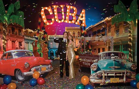 Havana Nights Prom, Cuban Party Theme, Havanna Nights Party, Havana Theme Party, Havana Nights Party Theme, Havana Nights Theme, Havana Party, Cuban Party, Prom Decorations