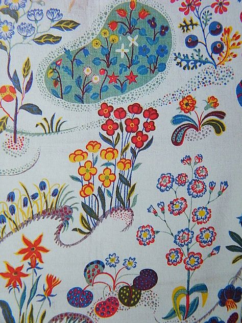 josef frank by Neville Trickett, via Flickr Josef Frank Fabric, Joseph Frank, Josef Frank, Vintage Textile, Print Inspiration, Flickr Photos, Pattern Illustration, Funny Art, Rug Hooking