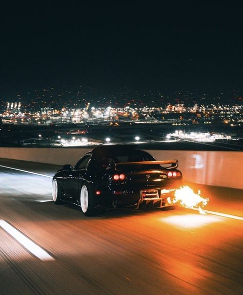 Mazda RX7 Night Drives, Dream Car Garage, Mazda Rx7, Tuner Cars, Night Driving, Gear Head, Car Garage, Jdm, Mazda