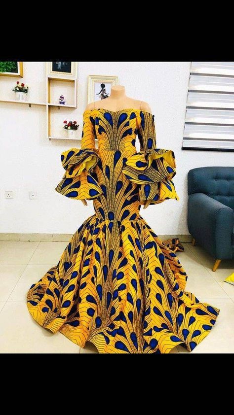 Appear stunning on your next event with this red carpet gown.... Feel free to ask for inclusions or anything else.  Before ordering,kindly confirm your size from the size chart. If you wish to send your measurement, kindly send your Bust, Waist, Hips and Dress Length measurements. or follow the YouTube link here to measure your self https://m.youtube.com/watch?v=_qe_J5Y_N_E It takes between 1-2 weeks to sew your dress and 3-5 business days to ship.   If you wish to place a custom order, kindly c Ankara Prom Dress, Dresses Ankara, African Party Dresses, Long African Dresses, Dress Ankara, African Prom Dresses, African Wedding Dress, African Maxi Dresses, Ankara Dresses