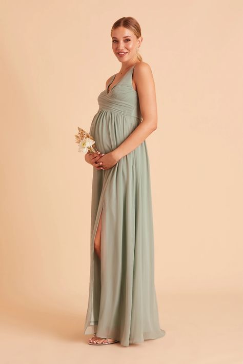 Sage Green Bridesmaid Dresses - Shop Dresses Under $100 | Birdy Grey Bridesmaid Dresses Sage, Light Green Bridesmaid Dresses, Bridesmaid Dresses Green, Maternity Bridesmaid Dress, Sage Green Bridesmaid Dresses, Sage Green Bridesmaid, Sage Dresses, Sage Bridesmaid Dresses, Grecian Dress