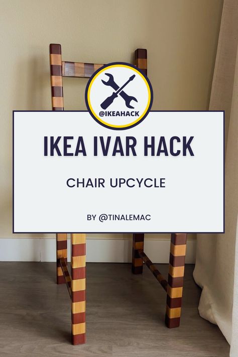 Ikea Ivar Chair, Ivar Chair, Chair Upcycle, Upcycle Chair, How To Breathe, Ikea Ivar, Empty Spaces, Natural Texture, New Life