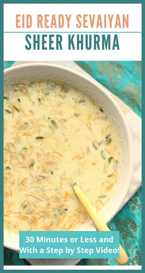 Sheer Khurma, Nepal Food, Eid Food, Foreign Food, 20 Minute Recipes, Indian Dessert Recipes, Pakistani Food, Indian Desserts, Quick Cooking