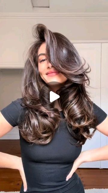 Curlyhair care  & Skincare on Instagram: "My updated bouncy blowout look now that my hair is longer! #90sblowout #blowoututorial #curlingironblowout" Blowout Look, Bouncy Blowout, Cute Summer Hairstyles, Blowout Hair, Dirty Dancing, Hairstyles Easy, July 15, Curling Iron, My Hair