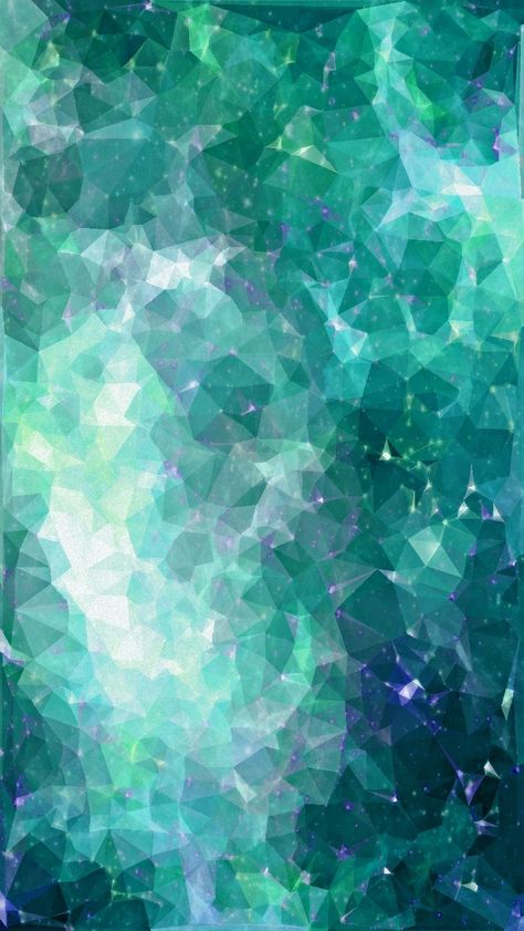 Seafoam Green Wallpaper, Aqua Green Wallpaper, Polygonal Art, Wallpapers Galaxy, Galaxy Drawings, Verde Aqua, Green Galaxy, Aqua Wallpaper, Polygon Art