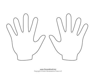 hands template Hand Cutout Template, Hand Template Free Printable, Blank Hand Template, Hands Template, Printable Hands, Handprint Template, Hands Images, Hand Template, Hand Outline