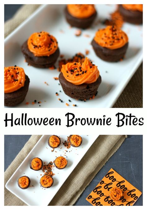 New Age Mama: Little Bites #Giveaway Halloween Brownie, Halloween Bites, Brownie Ideas, Halloween Appetizers Easy, Halloween Brownies, Halloween Party Treats, Halloween Treats For Kids, Fun Halloween Food, Easy Halloween Food