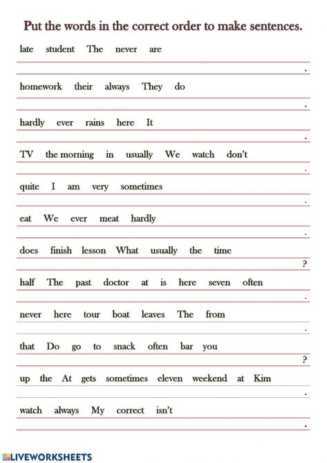 Adverbs of frequency: English as a Second Language (ESL) online worksheet Class3 English Worksheet, Second Class English Worksheet, English Grammar Worksheets Class 4, Worksheet For Class 3 English, English Worksheets For Class 3, Class 3 English Grammar Worksheet, Class 4 English Worksheet, Class 3 English Worksheets, English Exercises Worksheets