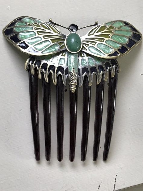 Butterfly Hair Comb, Butterfly Hair Accessories, Antique Hair Combs, Vintage Hair Combs, Hair Adornments, Butterfly Hair, Girly Jewelry, Hair Ornaments, The Butterfly