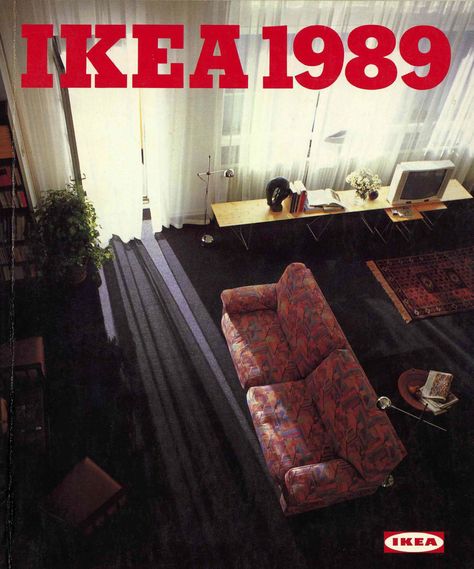 sv-1989 Ikea Magazine, Ikea 2015, 80s Interior, Ikea Catalog, Ikea Design, Current Design Trends, Catalog Cover, New Retro Wave, Retro Interior