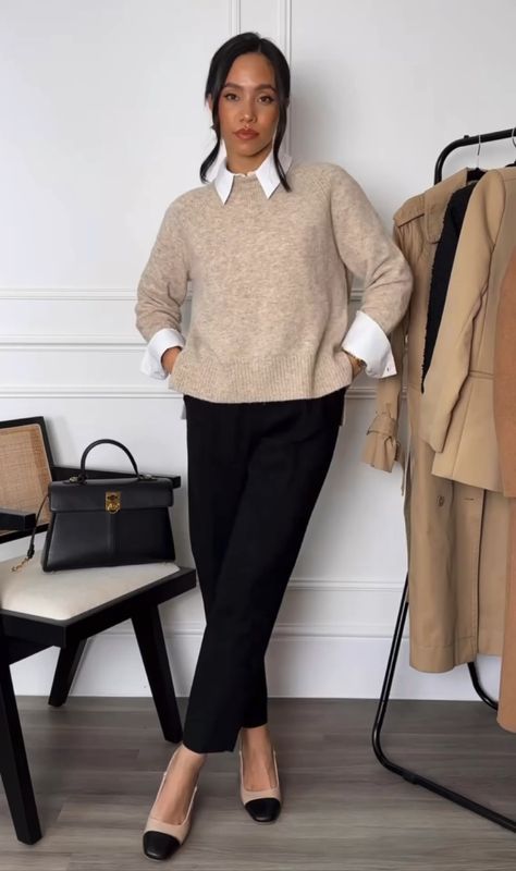 Office Outfit Women Business, Smart Casual Work Outfit Women, Office Attire Women, Summer Business Casual Outfits, Casual Outfits For Women, High Waisted Dress, Elegant Classy Outfits, Style Désinvolte Chic, Smart Casual Work Outfit