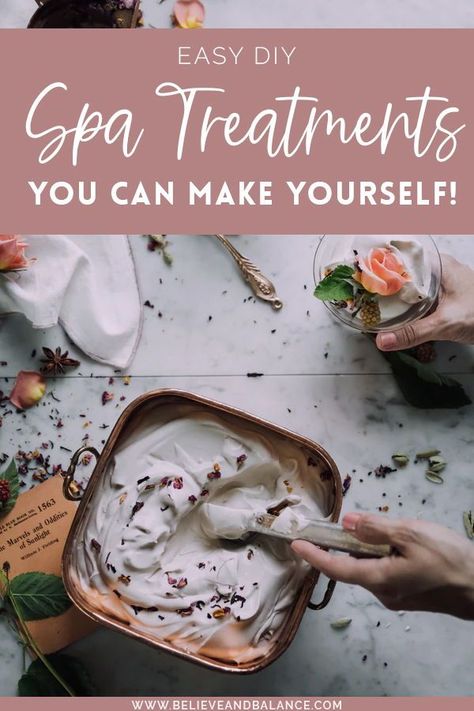 Home Day Spa Ideas, Diy Spa At Home, Diy Self Care Recipes, Spa Diy Gifts, Home Wellness Spa, Spa Treatments At Home, At Home Spa Day Ideas, Spa Night At Home, Creative Wellness