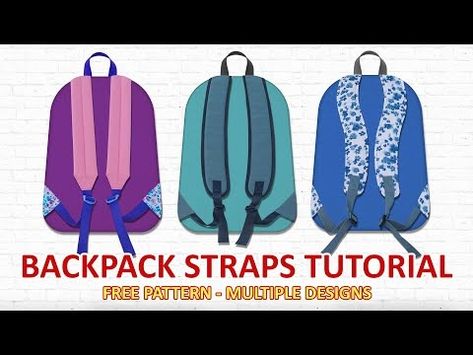 (ASMR) DIY Padded Backpack Straps - How to make rucksack strap - Tutorial menjahit tali tas ransel - YouTube Backpack Straps Diy, Backpack Sewing, Backpack Tutorial, Cash Envelope Wallet, Eco Products, Diy Backpack, Diy Bags Patterns, Diy Bags Purses, My Sewing Room