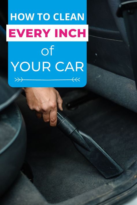 Deep Cleaning Car Interiors, How To Deep Clean Your Car, Deep Clean Car Interiors, Deep Clean Car, Clean Car Aesthetic, Car Cleaning Hacks Interior, Car Detailing Diy, Clean Car Interior, Messy Car