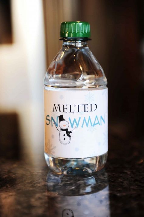 Melted Snowman Water Bottle Label Joululahjat Diy, Snowman Printable, Gag Gifts Christmas, Melted Snowman, Funny Christmas Gifts, Homemade Christmas Gifts, Christmas Party Decorations, Noel Christmas, Secret Santa Gifts