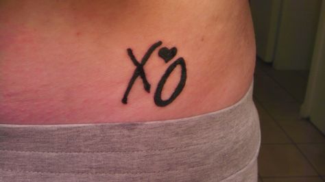 My Tattoo - The Weeknd Xo Tattoo The Weeknd, Weeknd Tattoo Ideas, Tattoo Ideas Lyrics, The Weeknd Tattoo, Weeknd Quotes, The Weeknd Quotes, Xo Tattoo, Tattoo On Leg, Waist Tattoos