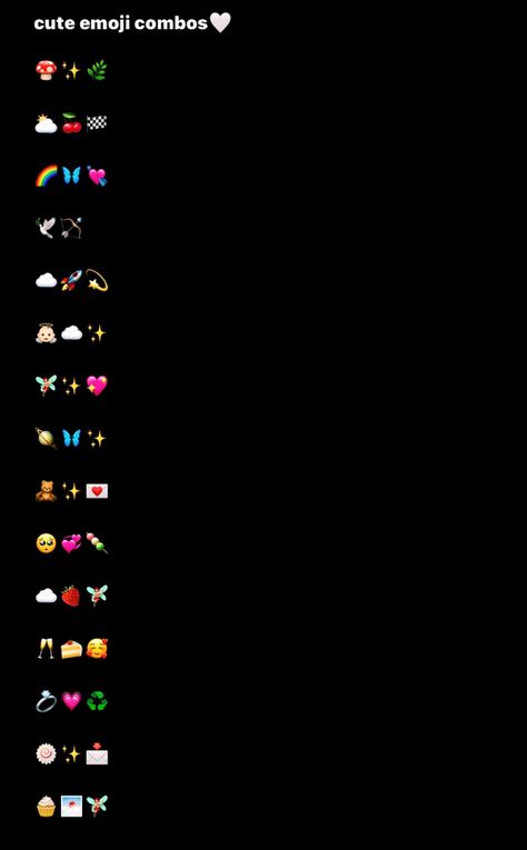 Emoji For Best Friend Contact, Emojis For Best Friend Contact, Emoji Combos For Friends, Aesthetic Instagram Bio Emojis, Insta Bio Ideas Aesthetic Emojis, Ig Emoji Combos, Asethic Emojis Combo, Aesthetic Snapchat Emojis, Snap Emojis Aesthetic